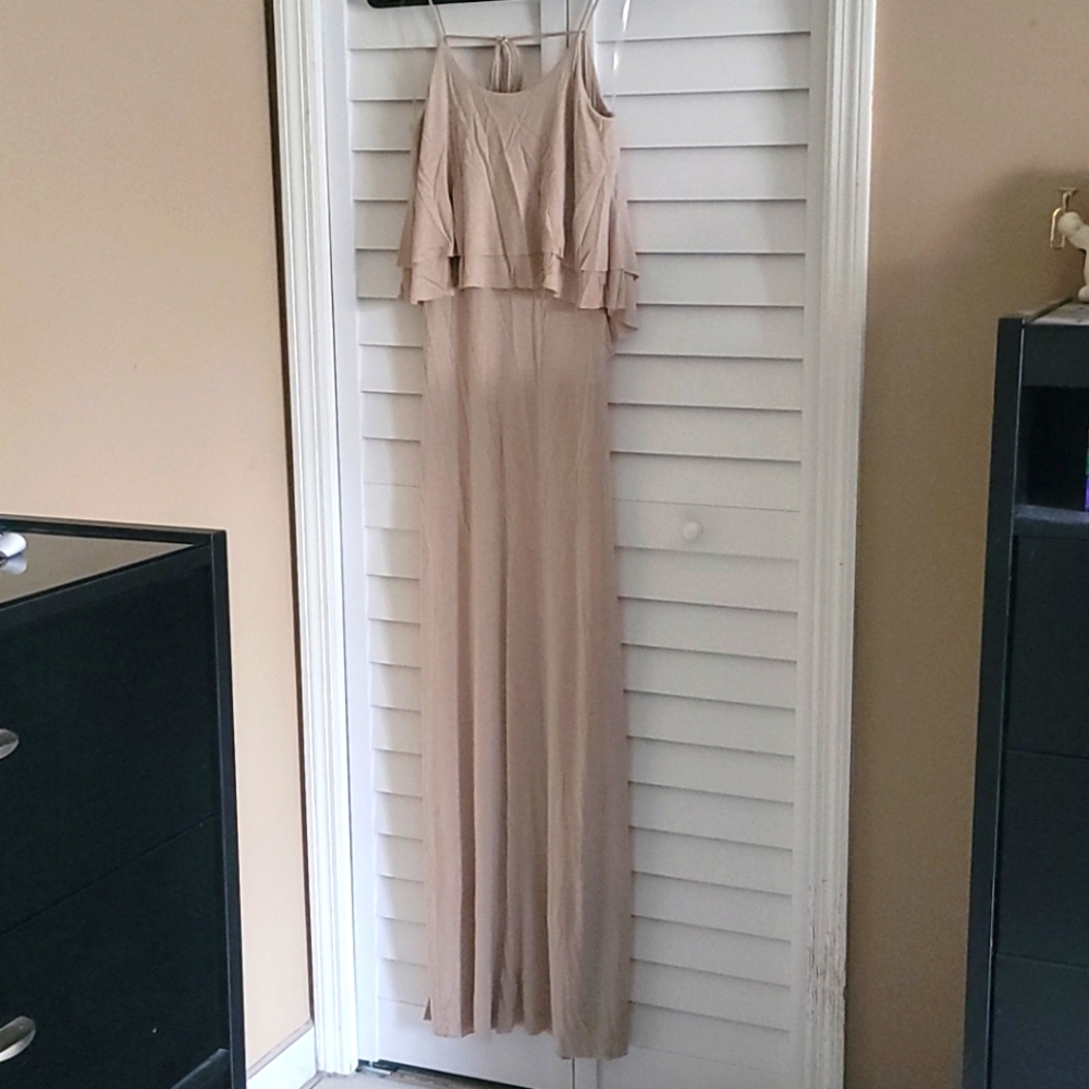 Gently Used Freeloader Ruffle Maxi Dress Size S